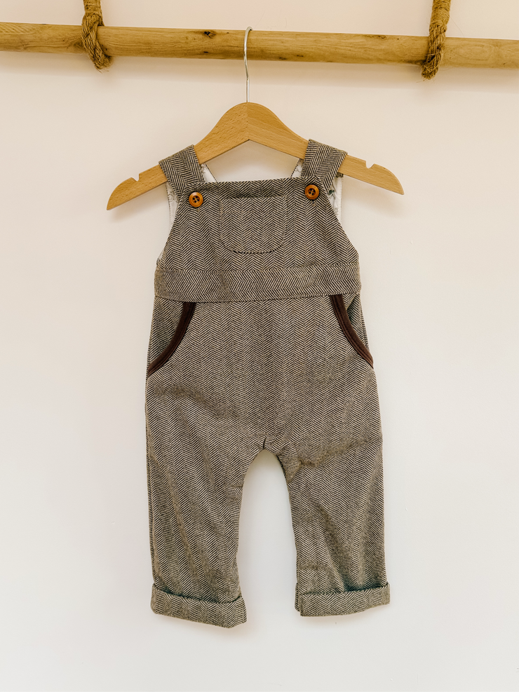 NEW Tweed Dungarees (3 months - 5 years)