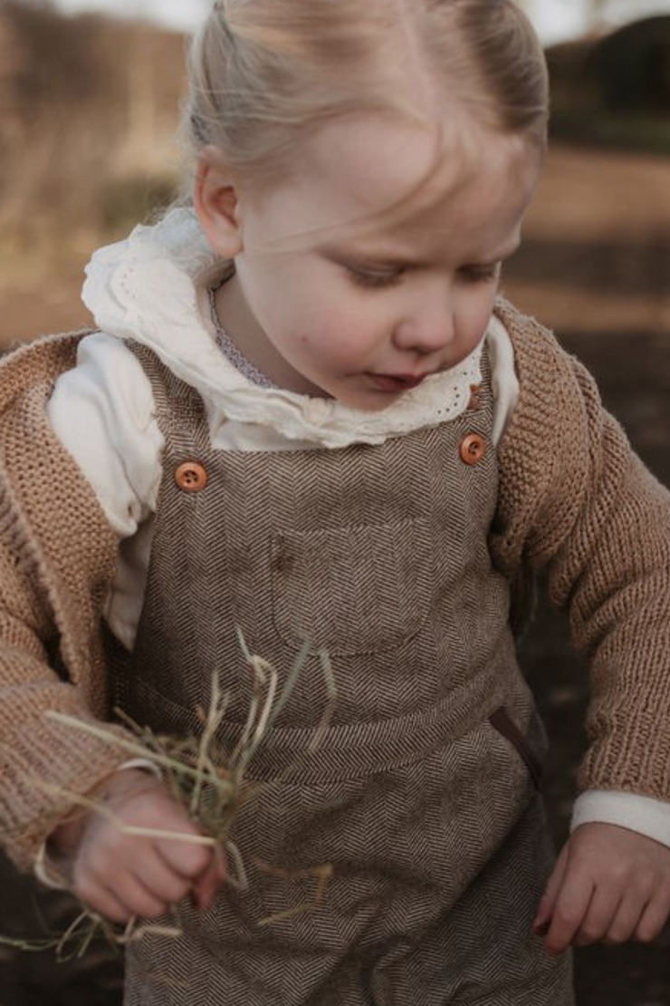 NEW Tweed Dungarees (3 months - 5 years)