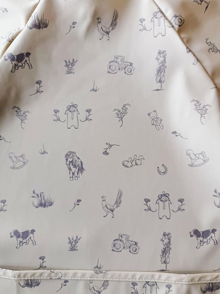 Coverall Bib in Country Print