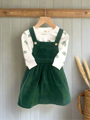 Corduroy Pinafore Dress