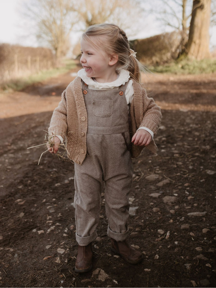 NEW Tweed Dungarees (3 months - 5 years)