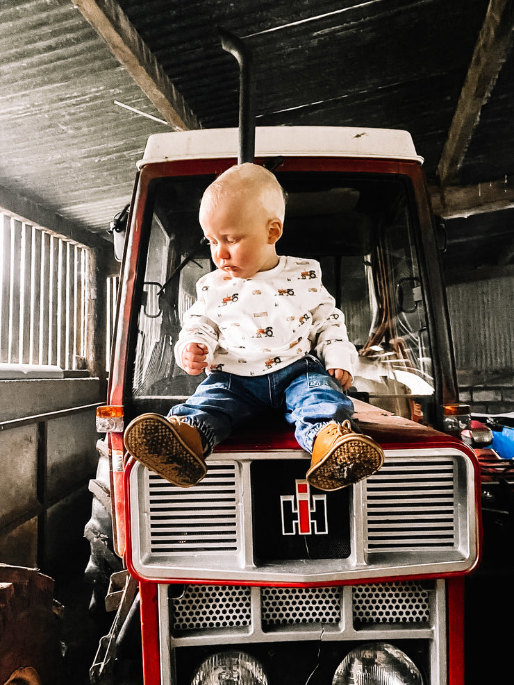 Tractor long sleeve t-shirt (3 months - 3 yrs)