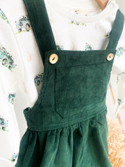 Corduroy Pinafore Dress