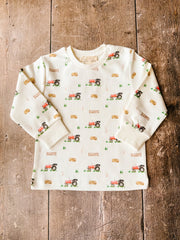 Tractor long sleeve t-shirt (3 months - 3 yrs)