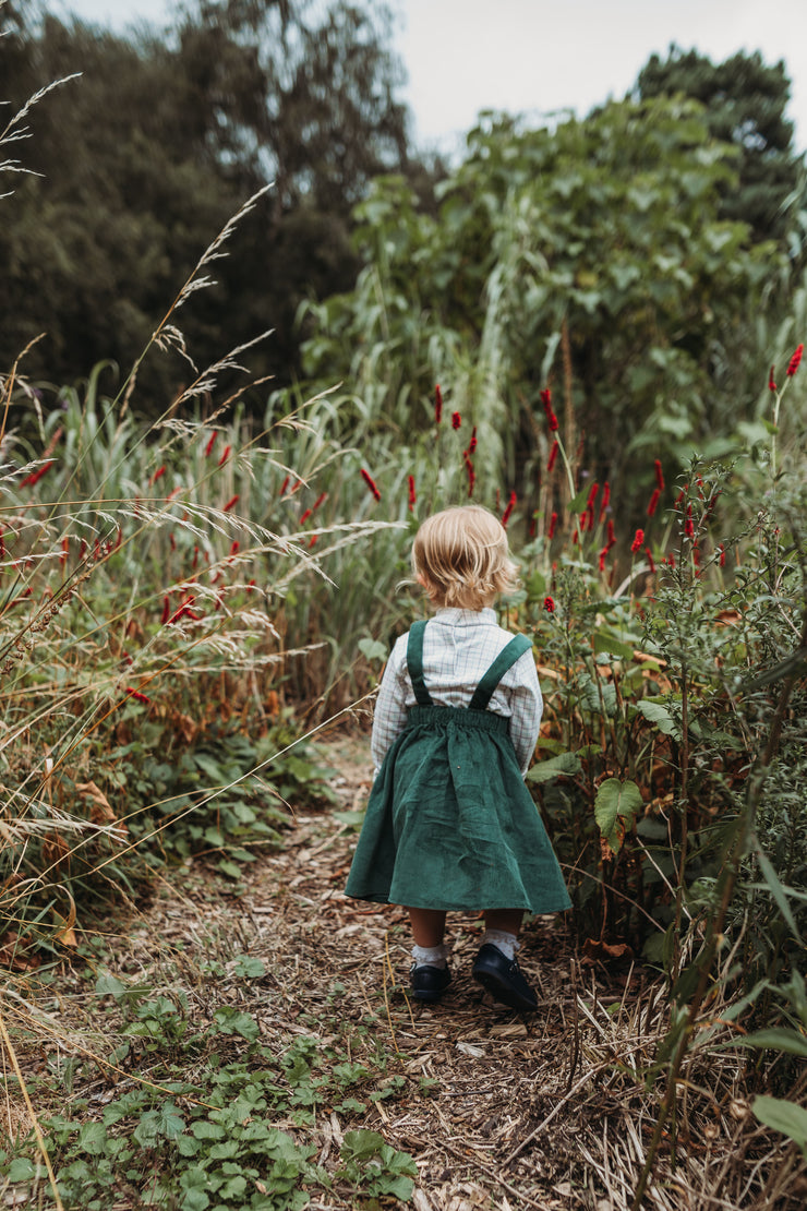 Corduroy Pinafore Dress