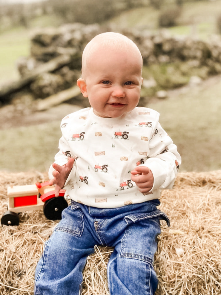 Tractor long sleeve t-shirt (3 months - 3 yrs)