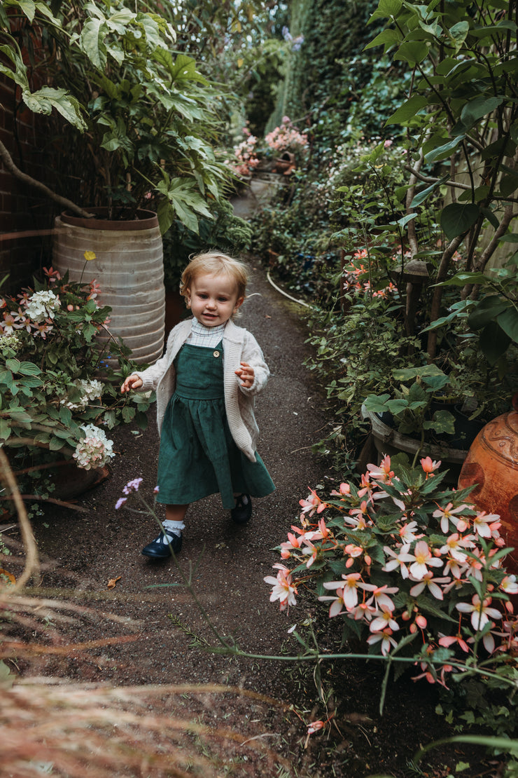 Corduroy Pinafore Dress