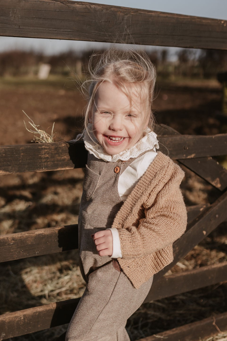 NEW Tweed Dungarees (3 months - 5 years)