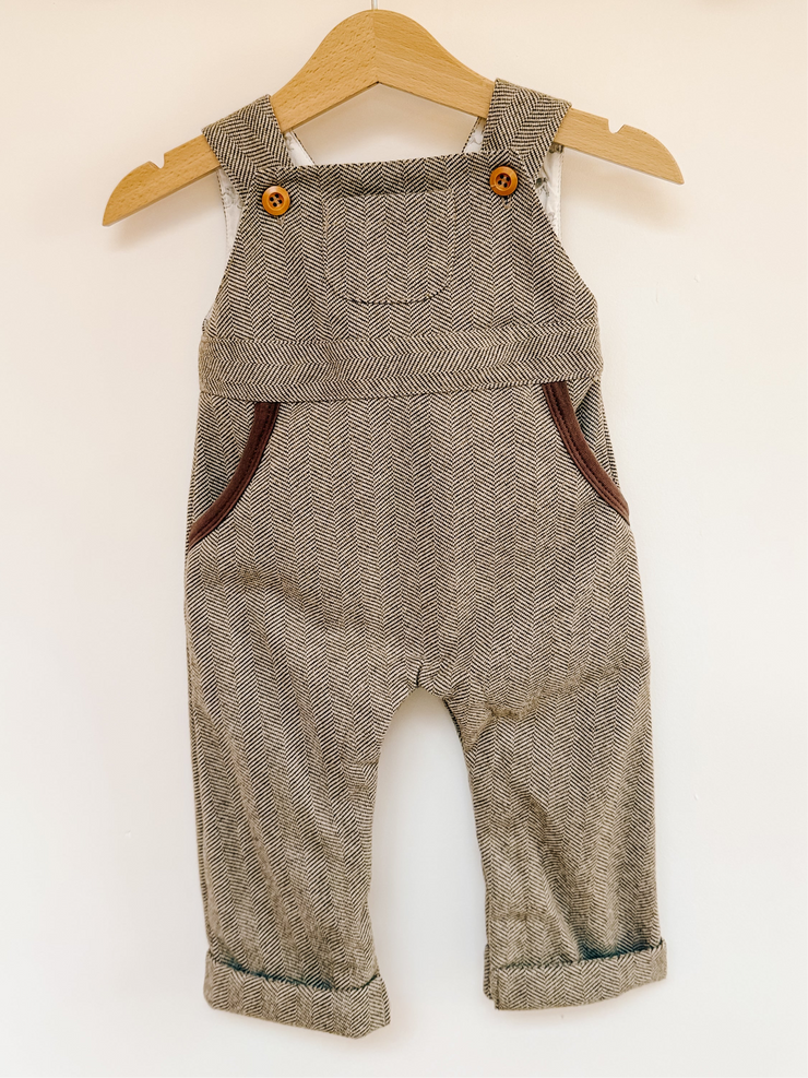 NEW Tweed Dungarees (3 months - 5 years)