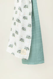 Land Rover Muslin Swaddle Blanket